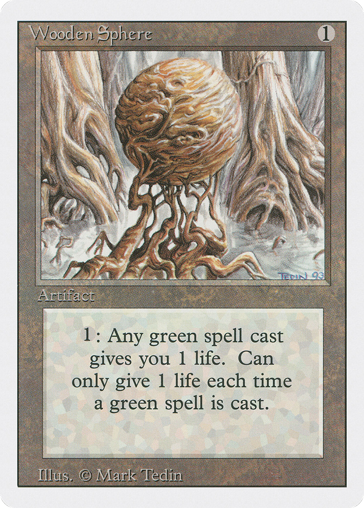 Magic: The Gathering - Wooden Sphere - Revised Edition