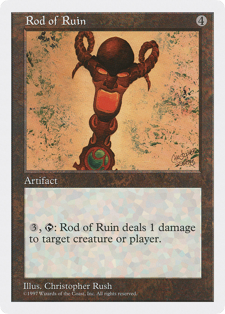 Magic: The Gathering - Rod of Ruin - Fifth Edition