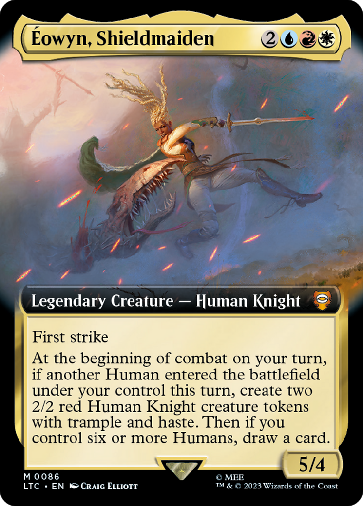 Magic: The Gathering - Éowyn, Shieldmaiden Foil - Tales of Middle-earth Commander