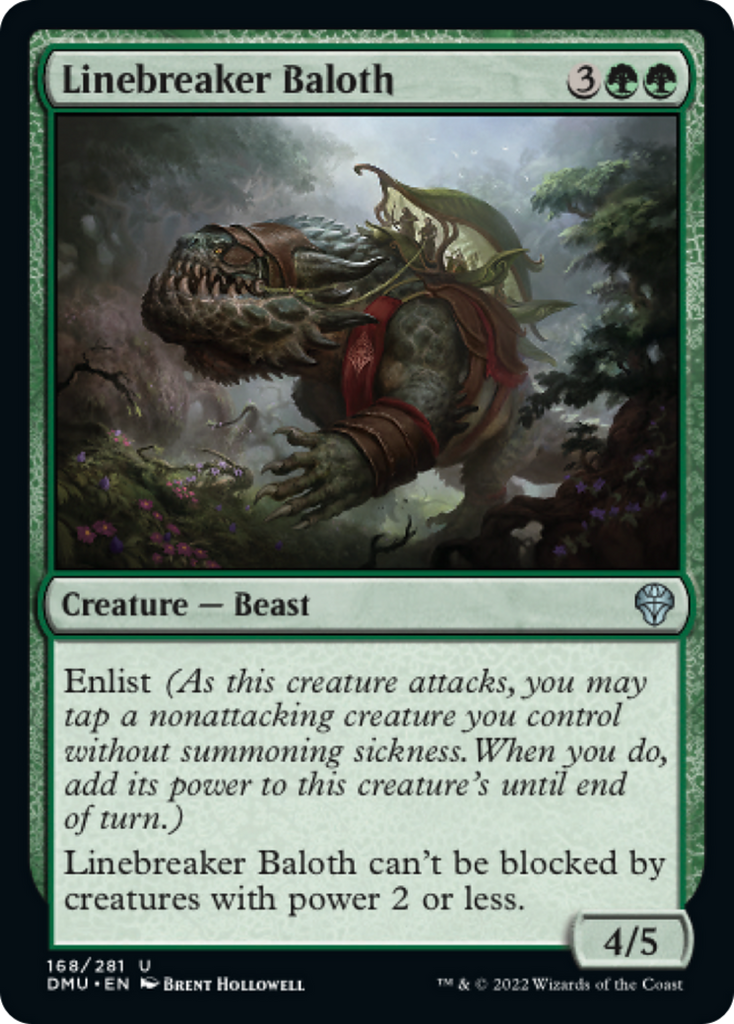 Magic: The Gathering - Linebreaker Baloth Foil - Dominaria United