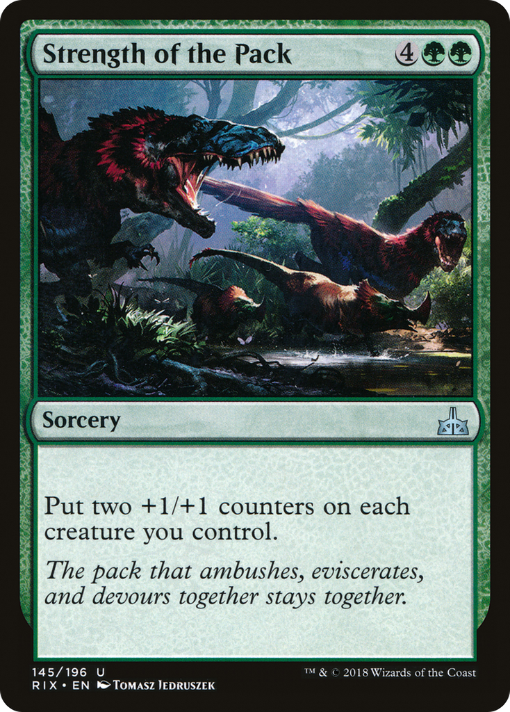 Magic: The Gathering - Strength of the Pack - Rivals of Ixalan