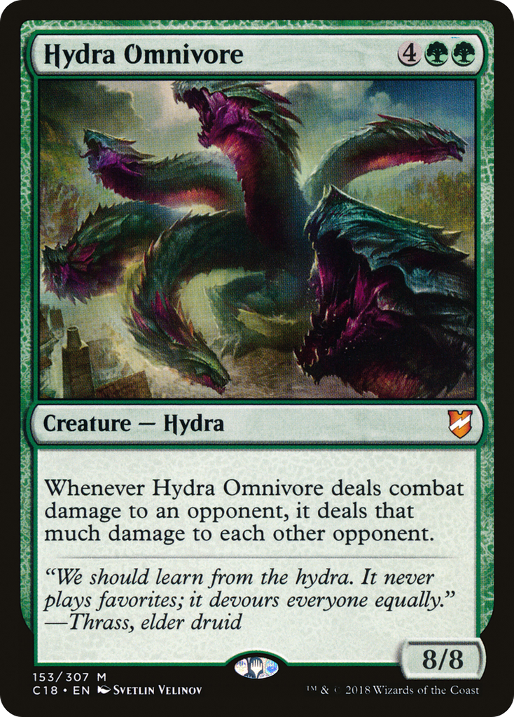 Magic: The Gathering - Hydra Omnivore - Commander 2018