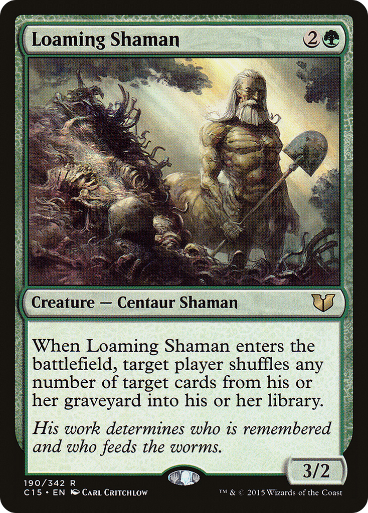 Magic: The Gathering - Loaming Shaman - Commander 2015