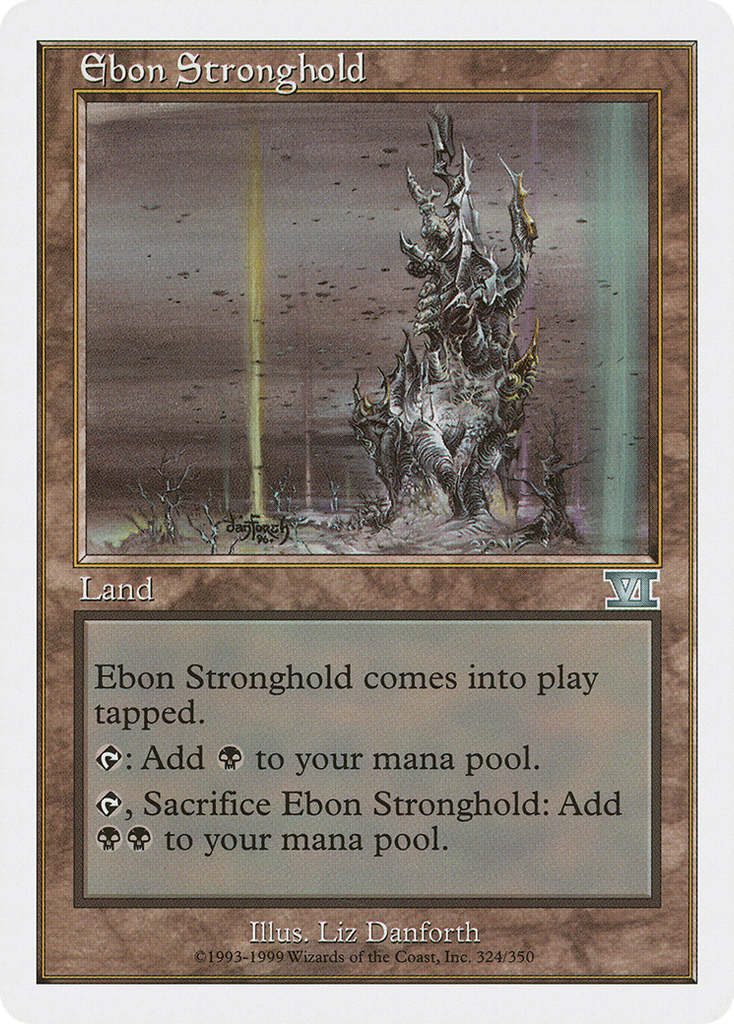 Magic: The Gathering - Ebon Stronghold - Classic Sixth Edition