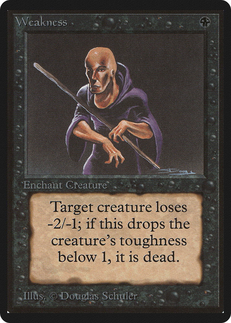 Magic: The Gathering - Weakness - Limited Edition Beta