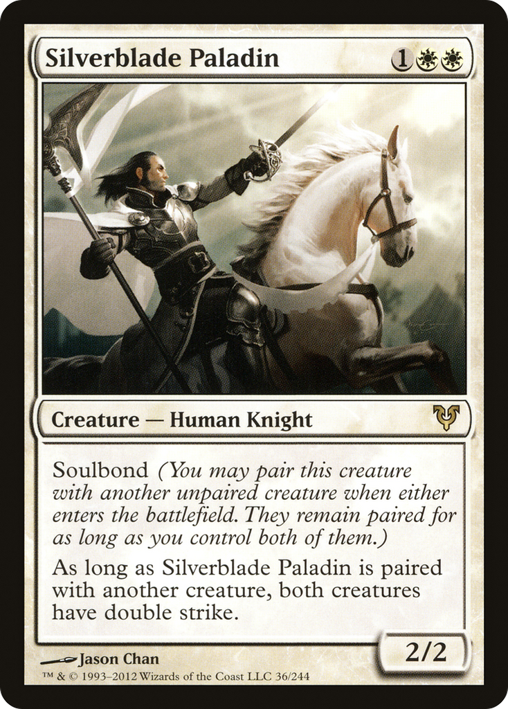 Magic: The Gathering - Silverblade Paladin - Avacyn Restored