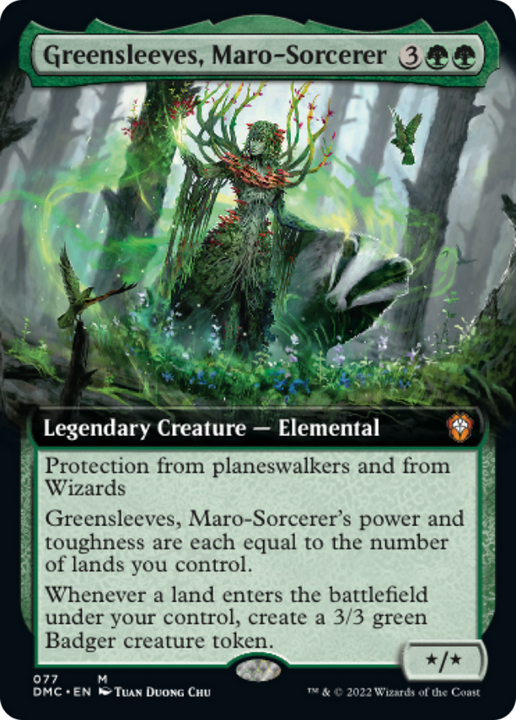 Magic: The Gathering - Greensleeves, Maro-Sorcerer - Dominaria United Commander