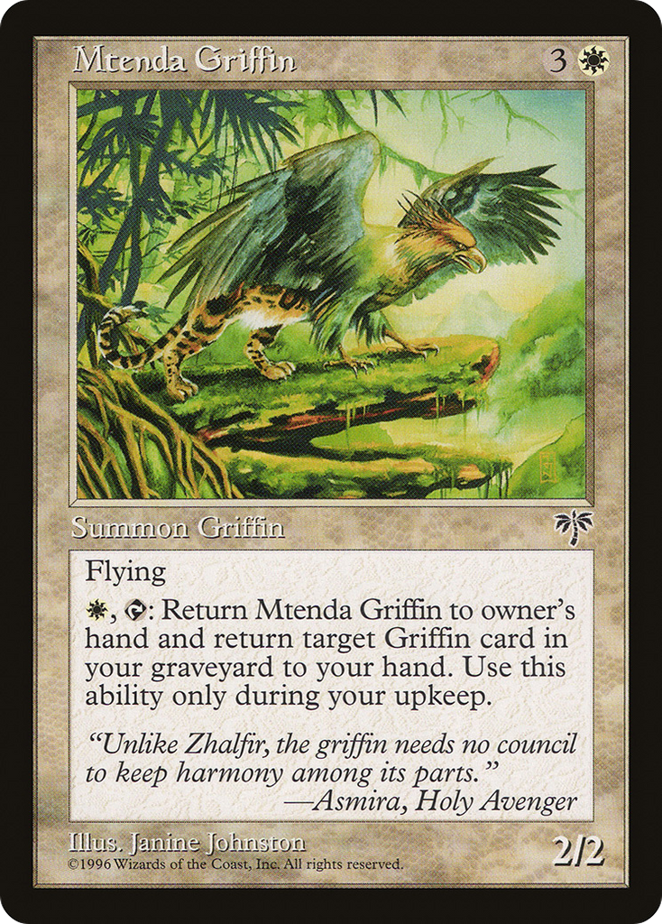 Magic: The Gathering - Mtenda Griffin - Mirage
