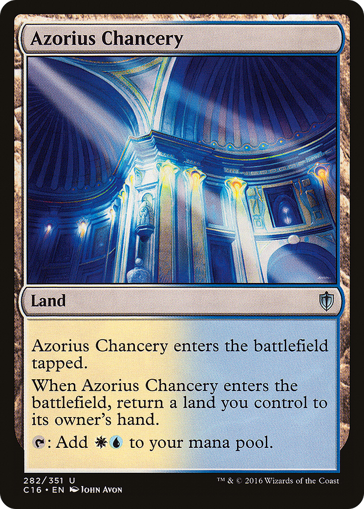 Magic: The Gathering - Azorius Chancery - Commander 2016