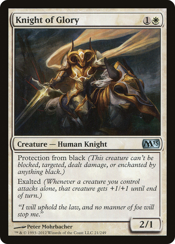 Magic: The Gathering - Knight of Glory - Magic 2013