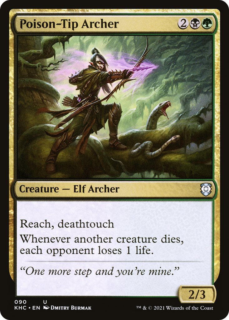 Magic: The Gathering - Poison-Tip Archer - Kaldheim Commander