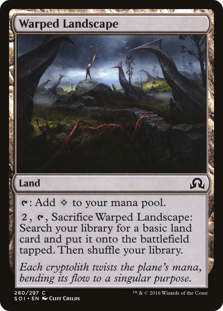 Magic: The Gathering - Warped Landscape - Shadows over Innistrad