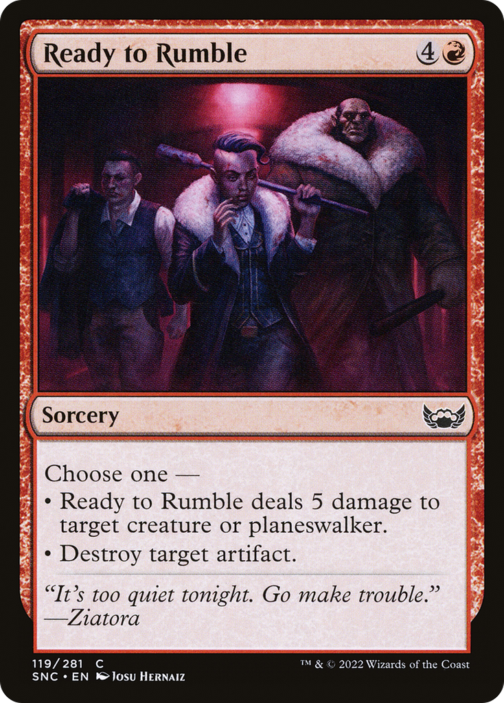 Magic: The Gathering - Ready to Rumble Foil - Streets of New Capenna