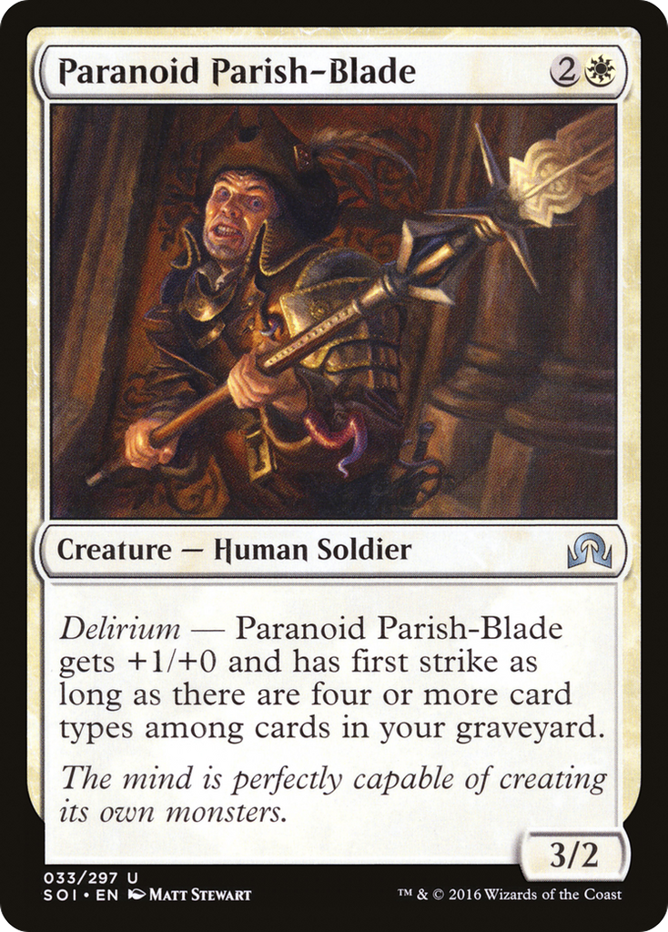 Magic: The Gathering - Paranoid Parish-Blade - Shadows over Innistrad