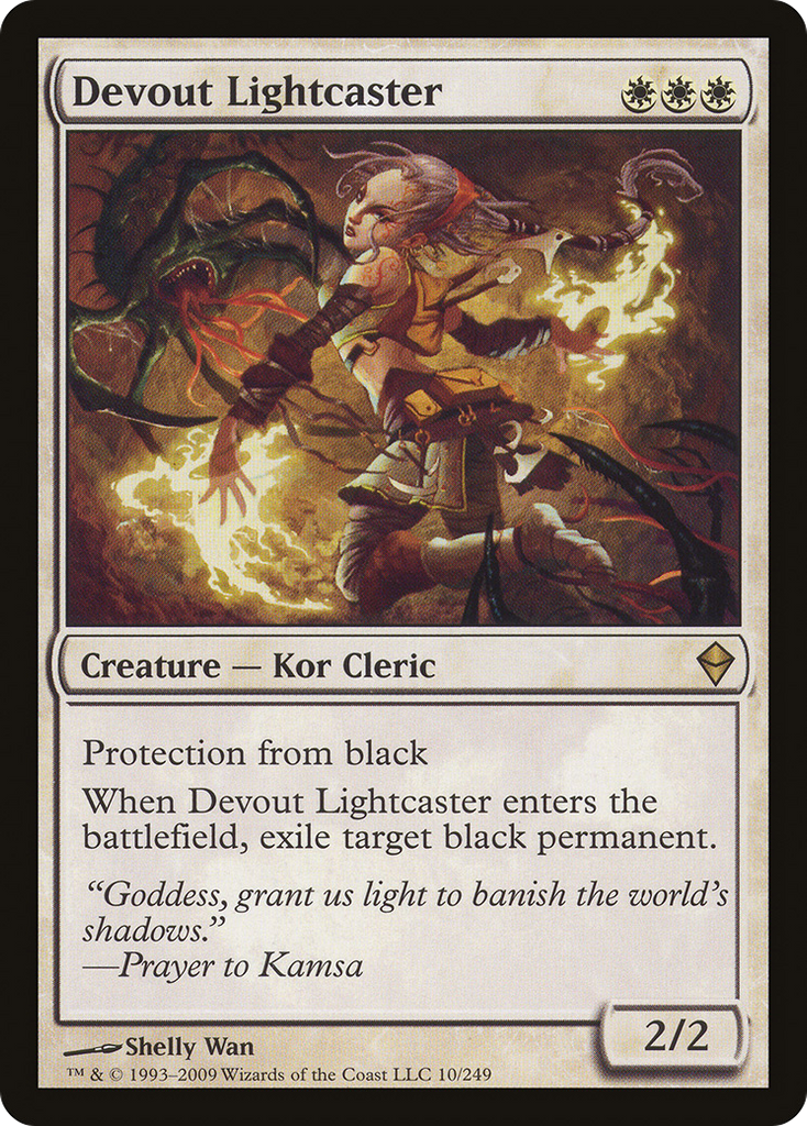 Magic: The Gathering - Devout Lightcaster - Zendikar