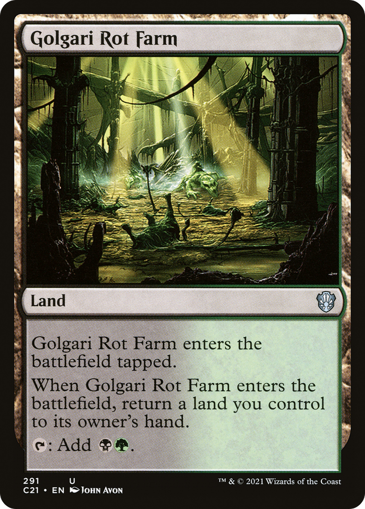 Magic: The Gathering - Golgari Rot Farm - Commander 2021