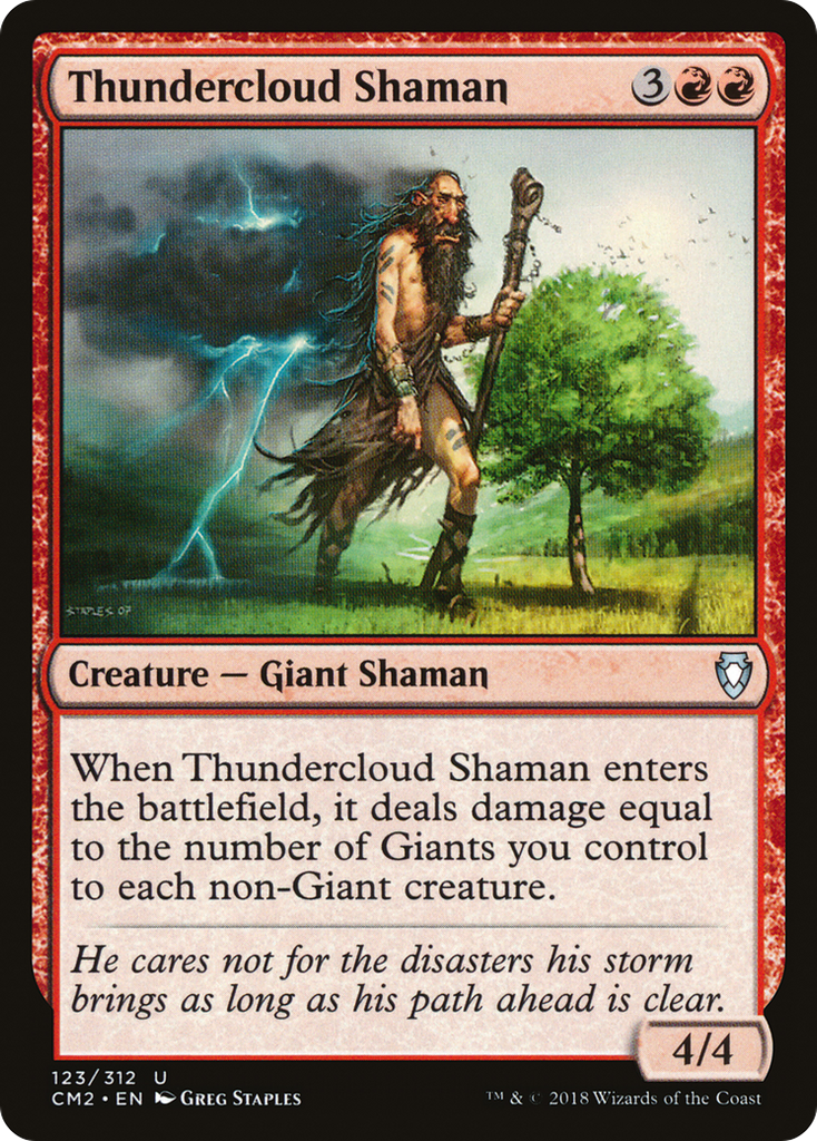 Magic: The Gathering - Thundercloud Shaman - Commander Anthology Volume II