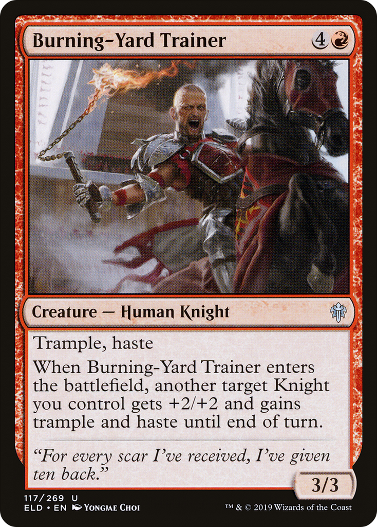 Magic: The Gathering - Burning-Yard Trainer - Throne of Eldraine