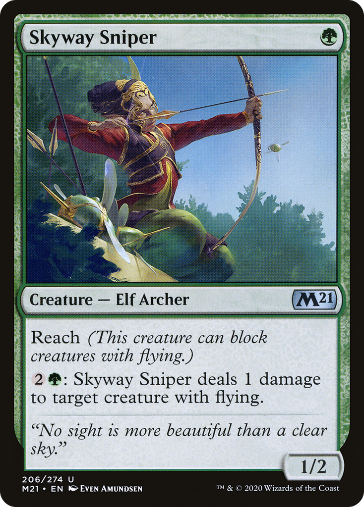 Magic: The Gathering - Skyway Sniper Foil - Core Set 2021