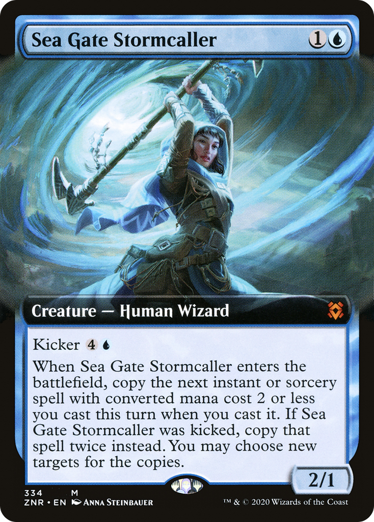 Magic: The Gathering - Sea Gate Stormcaller Foil - Zendikar Rising