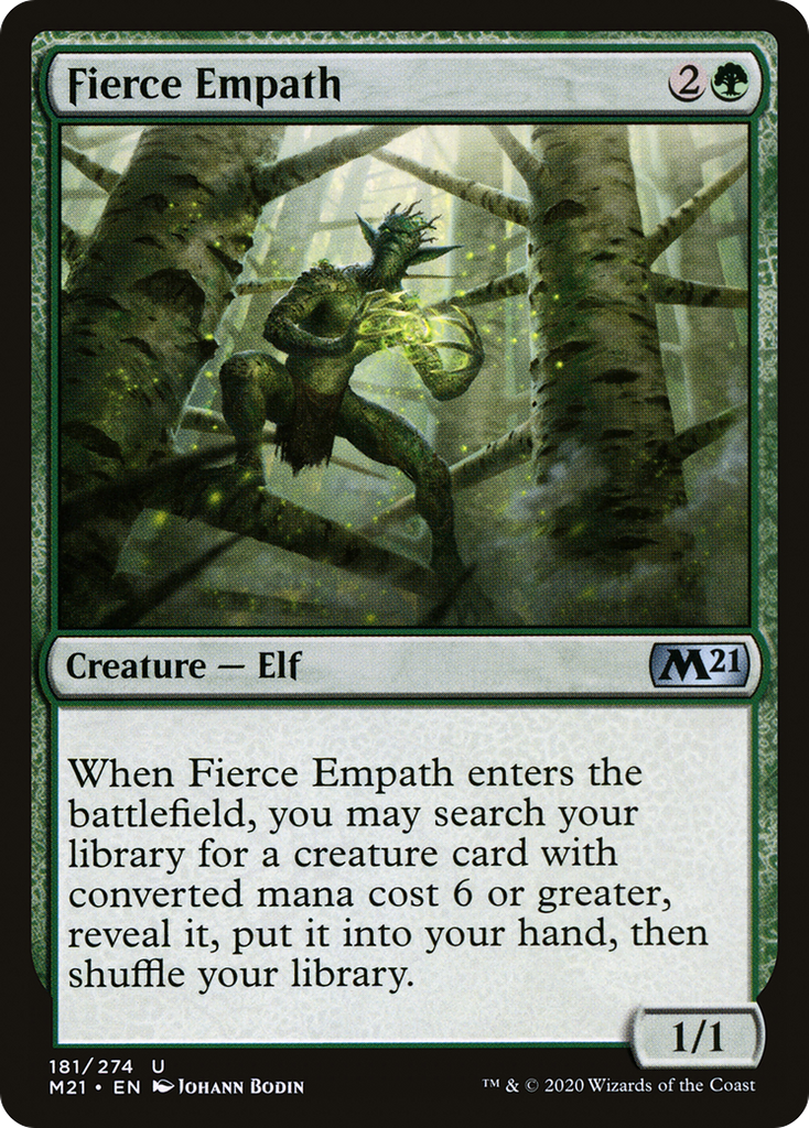 Magic: The Gathering - Fierce Empath - Core Set 2021