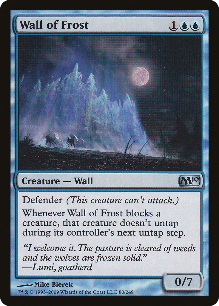 Magic: The Gathering - Wall of Frost - Magic 2010