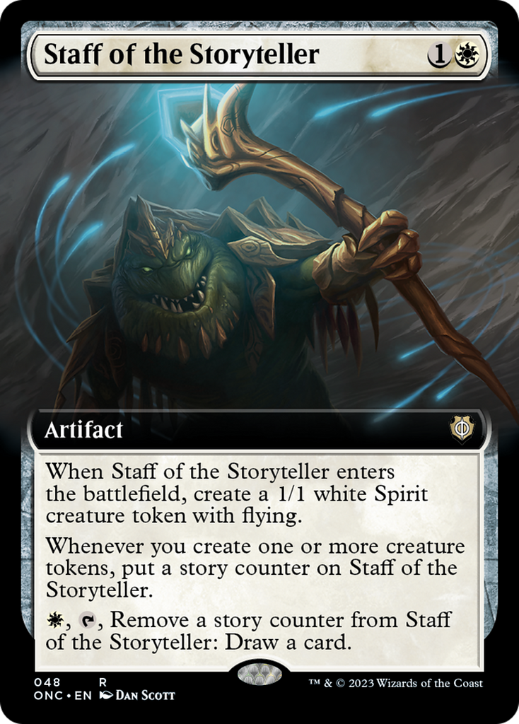 Magic: The Gathering - Staff of the Storyteller Foil - Phyrexia: All Will Be One Commander