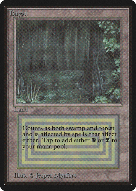 Magic: The Gathering - Bayou - Limited Edition Beta