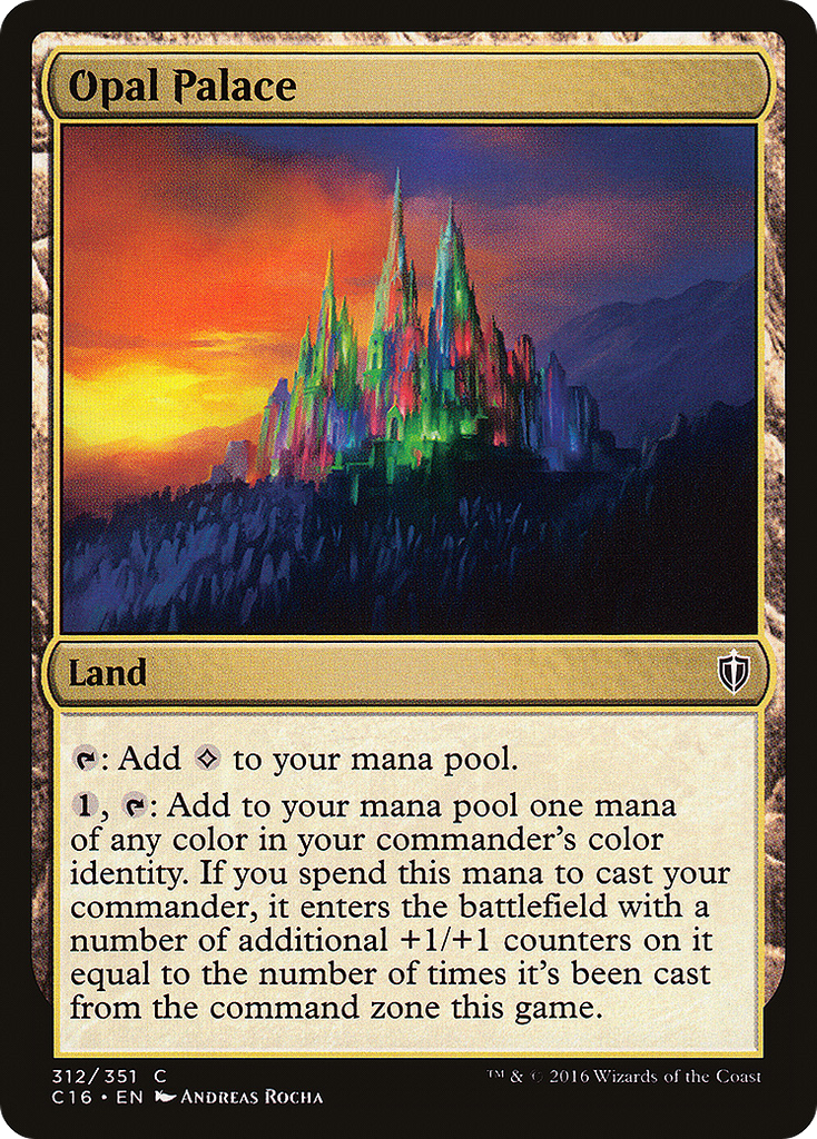 Magic: The Gathering - Opal Palace - Commander 2016