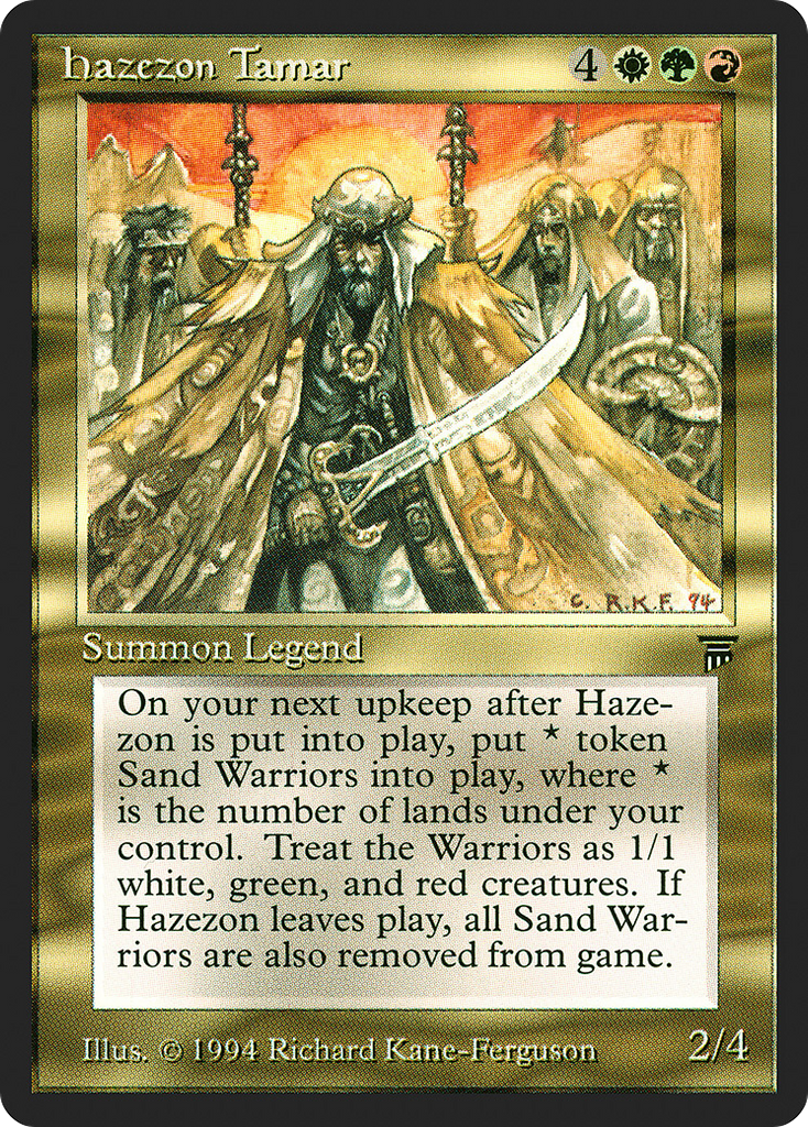 Magic: The Gathering - Hazezon Tamar - Legends