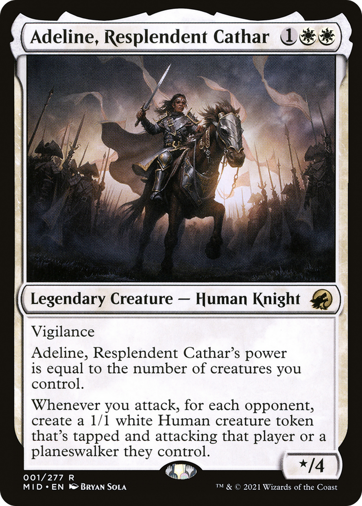 Magic: The Gathering - Adeline, Resplendent Cathar - Innistrad: Midnight Hunt