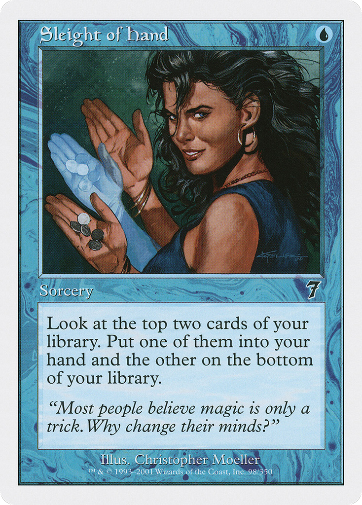 Magic: The Gathering - Sleight of Hand - Seventh Edition