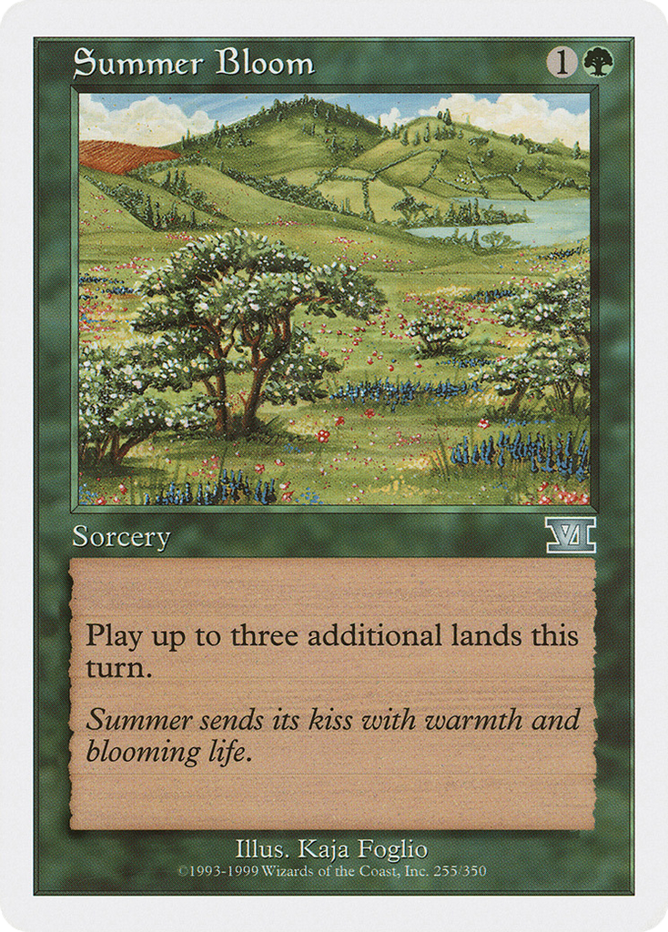 Magic: The Gathering - Summer Bloom - Classic Sixth Edition