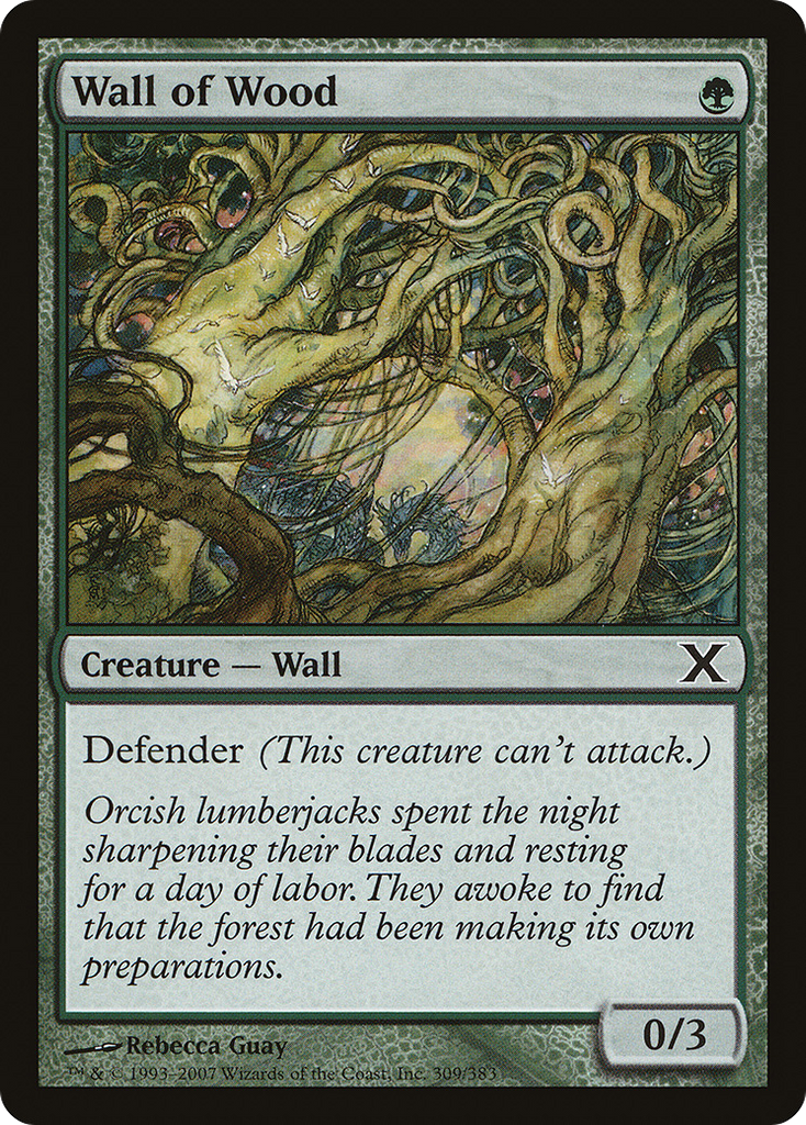 Magic: The Gathering - Wall of Wood - Tenth Edition