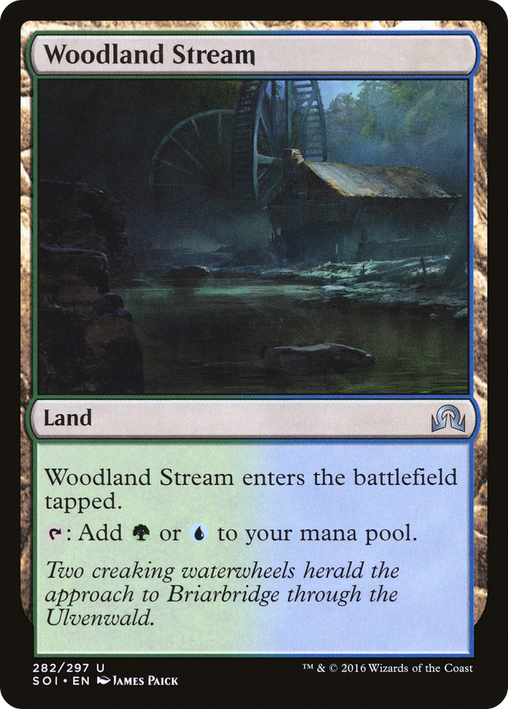 Magic: The Gathering - Woodland Stream - Shadows over Innistrad