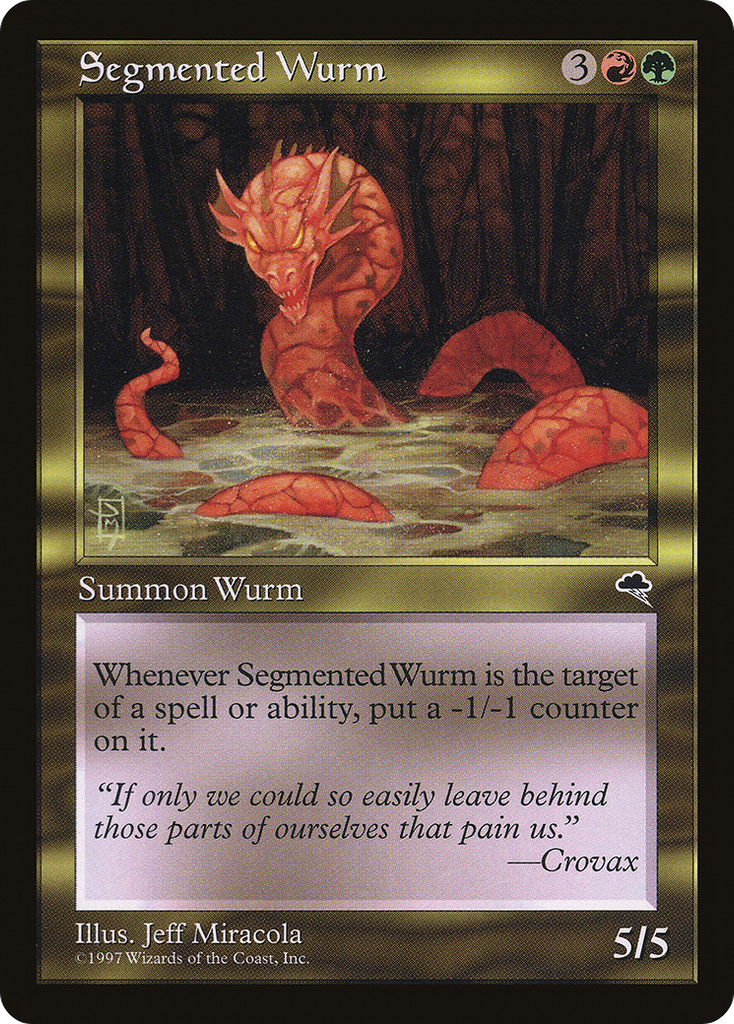 Magic: The Gathering - Segmented Wurm - Tempest