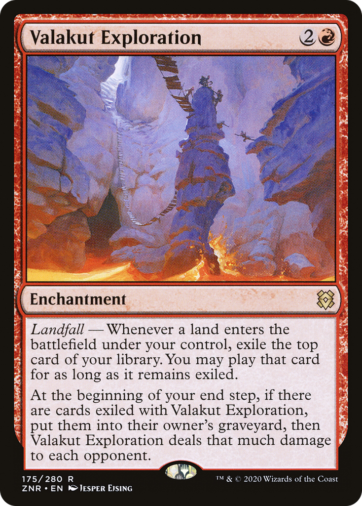 Magic: The Gathering - Valakut Exploration Foil - Zendikar Rising