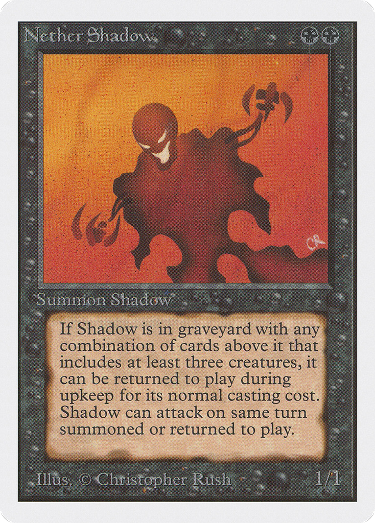 Magic: The Gathering - Nether Shadow - Unlimited Edition
