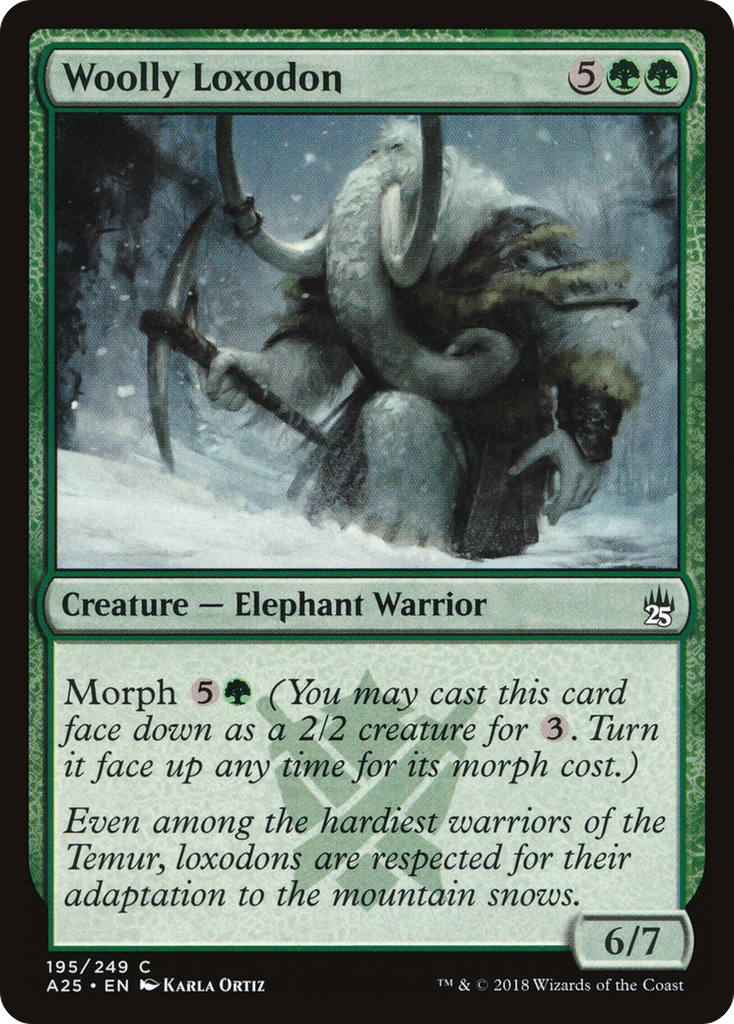 Magic: The Gathering - Woolly Loxodon - Masters 25