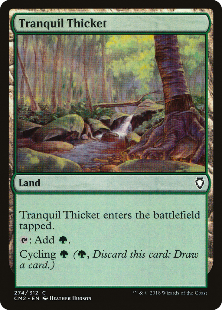 Magic: The Gathering - Tranquil Thicket - Commander Anthology Volume II