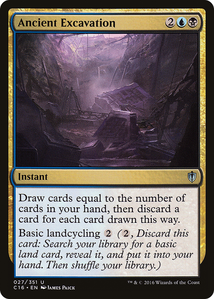 Magic: The Gathering - Ancient Excavation - Commander 2016