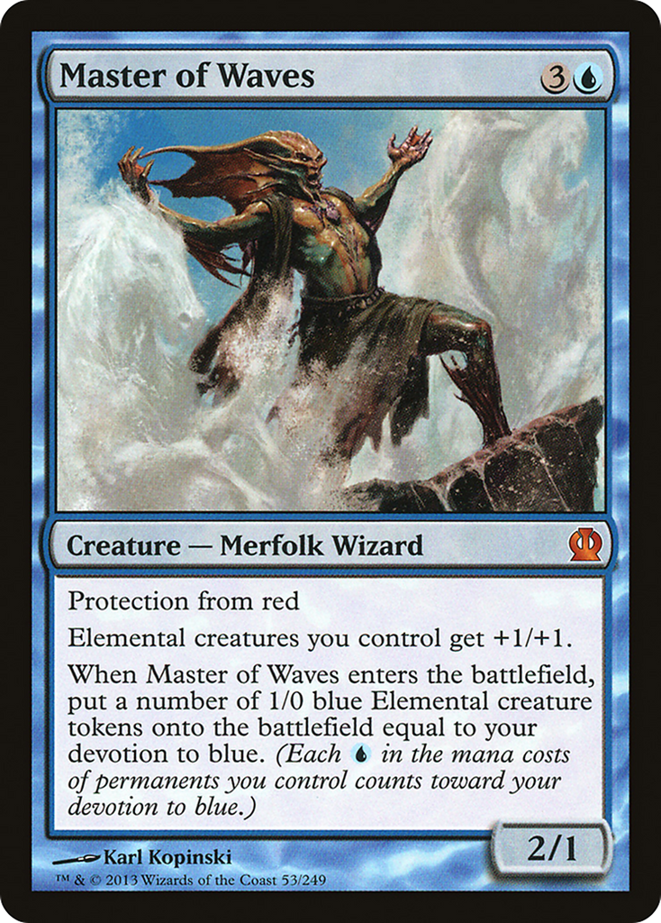 Magic: The Gathering - Master of Waves - Theros