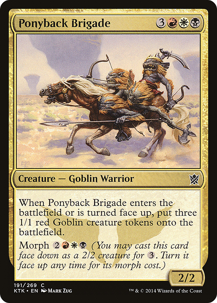 Magic: The Gathering - Ponyback Brigade - Khans of Tarkir