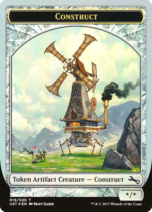 Magic the Gathering - Construct Token Foil - Unstable Tokens