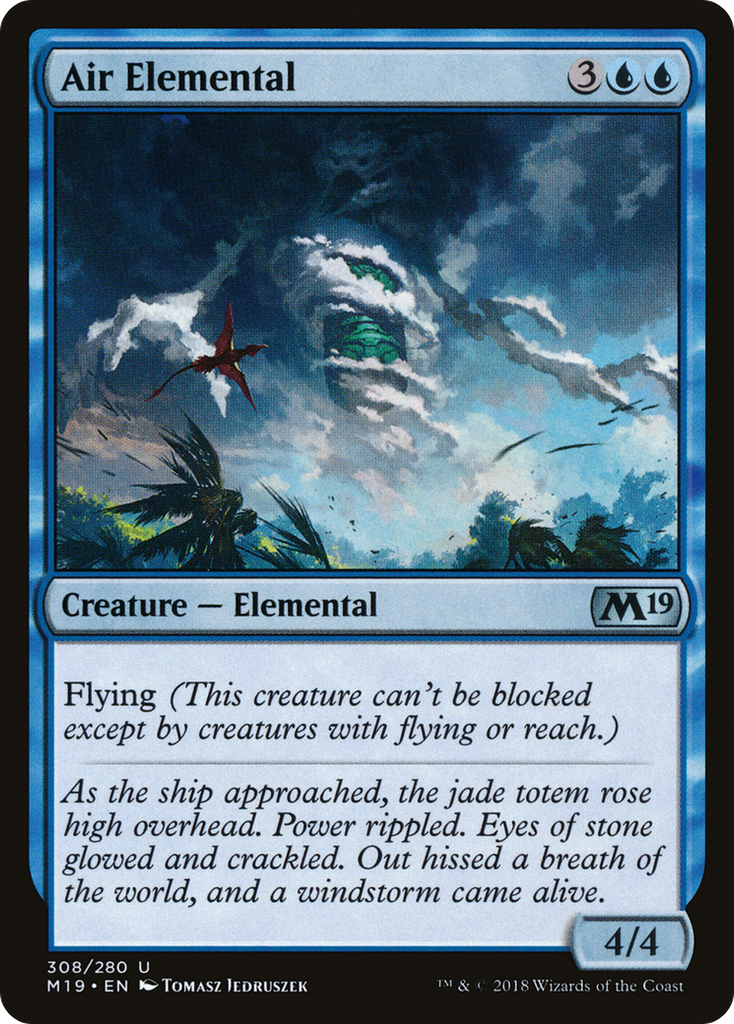 Magic: The Gathering - Air Elemental - Core Set 2019