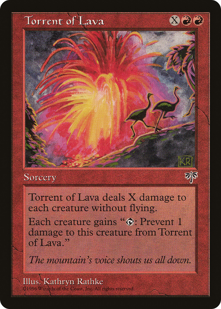 Magic: The Gathering - Torrent of Lava - Mirage