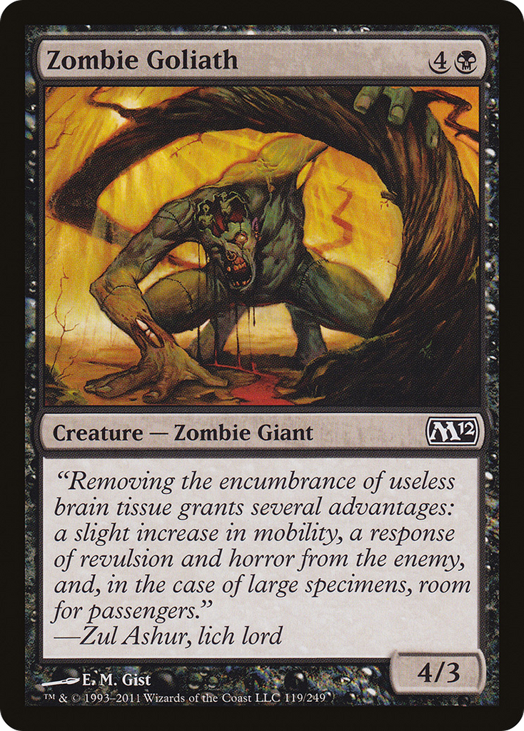 Magic: The Gathering - Zombie Goliath - Magic 2012