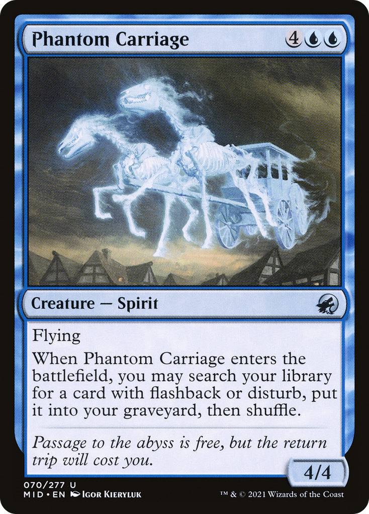 Magic: The Gathering - Phantom Carriage - Innistrad: Midnight Hunt