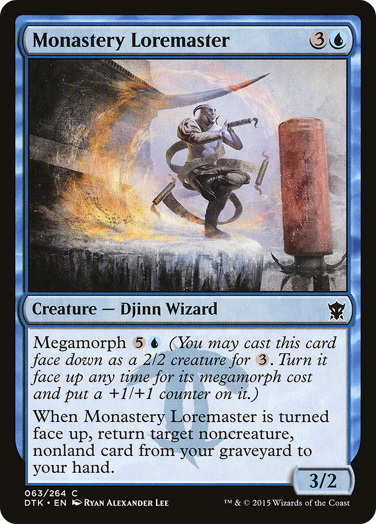 Magic: The Gathering - Monastery Loremaster - Dragons of Tarkir