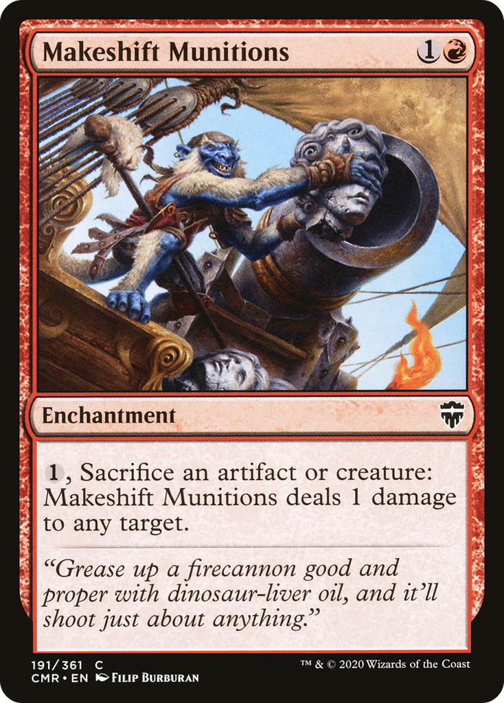 Magic: The Gathering - Makeshift Munitions - Commander Legends